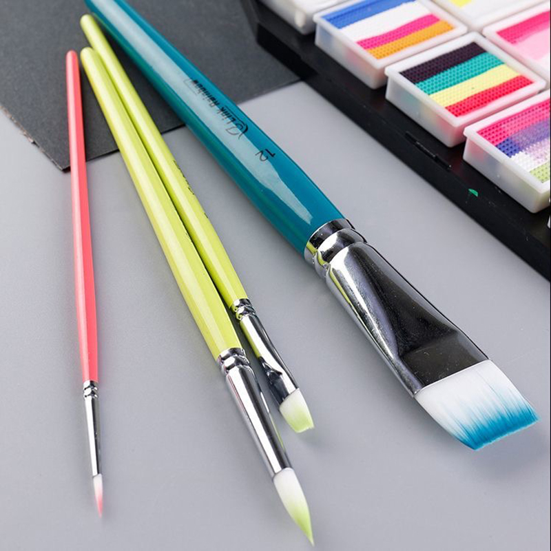 Pędzle robić malowania twarzy zestaw narzędzi robić malowania twarzy dla dzieci pędzle robić malowania ciała