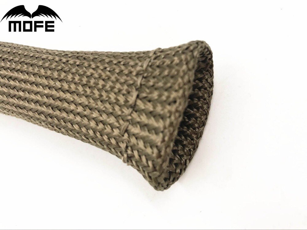 MOFE-Manguito Protector de calor Universal para bujía de titanio, manguito de enchufe de basalto para combustible A/C, cableado de línea de aceite