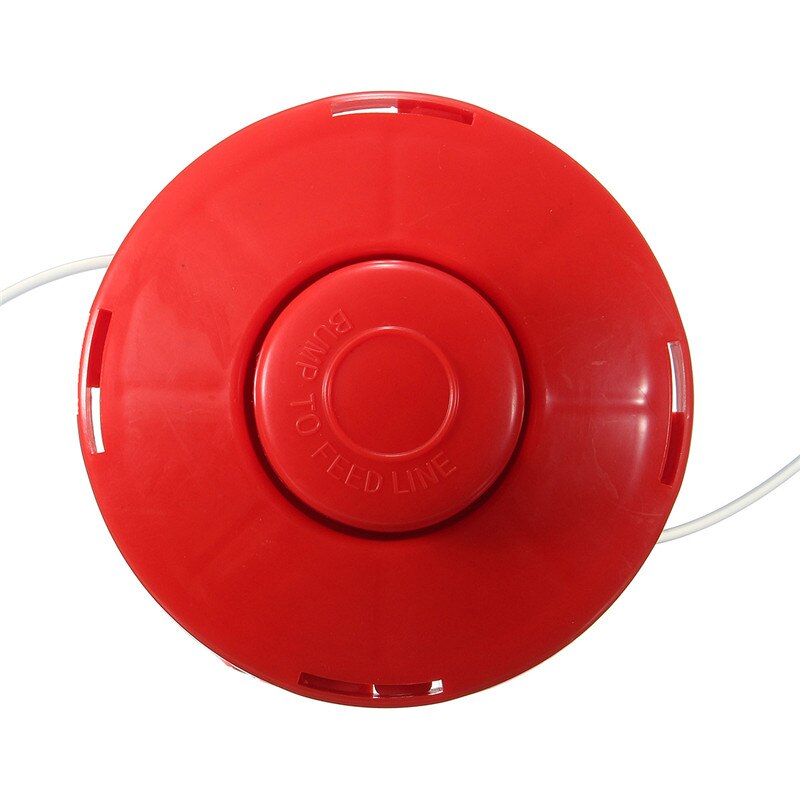 Universal Garden Grass Trimmer Brush Cutter Head two Wires Mower Bump Cutting Trimmer Gardening Brush cutter Head Red