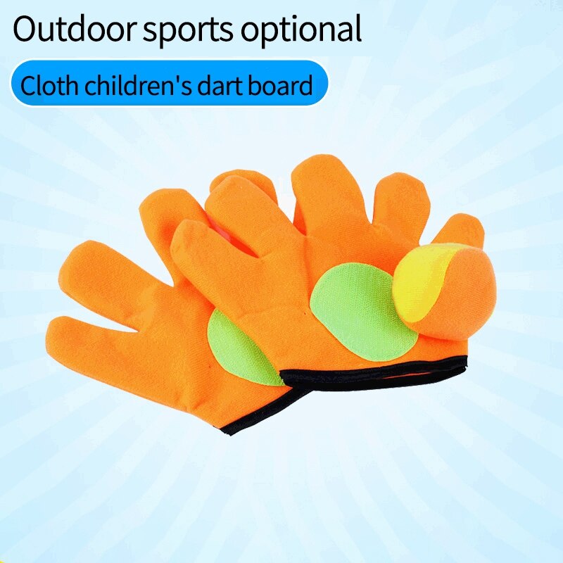 1 Conjunto de guantes con pelota pegajosa para deportes al aire libre juego de lanzar pelotas de juguete juego de guantes pegajosos para atrapar pelotas Juguetes: Default Title
