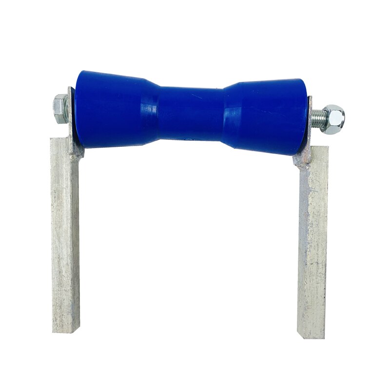 Boat Trailer Keel Roller 8" Self Centre Blue Hard Plastic 200mm Self Centering