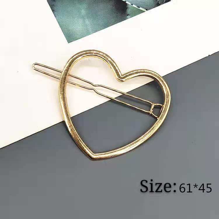Diadema dorada con perlas de gato de Metal para mujer y niña, horquilla para el pelo, joyería, accesorios para el cabello: heart gold