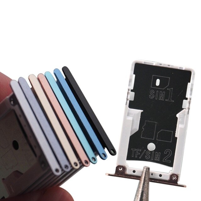 Micro Sd Sim Card Tray Voor Xiaomi Redmi Note 4X: Goud