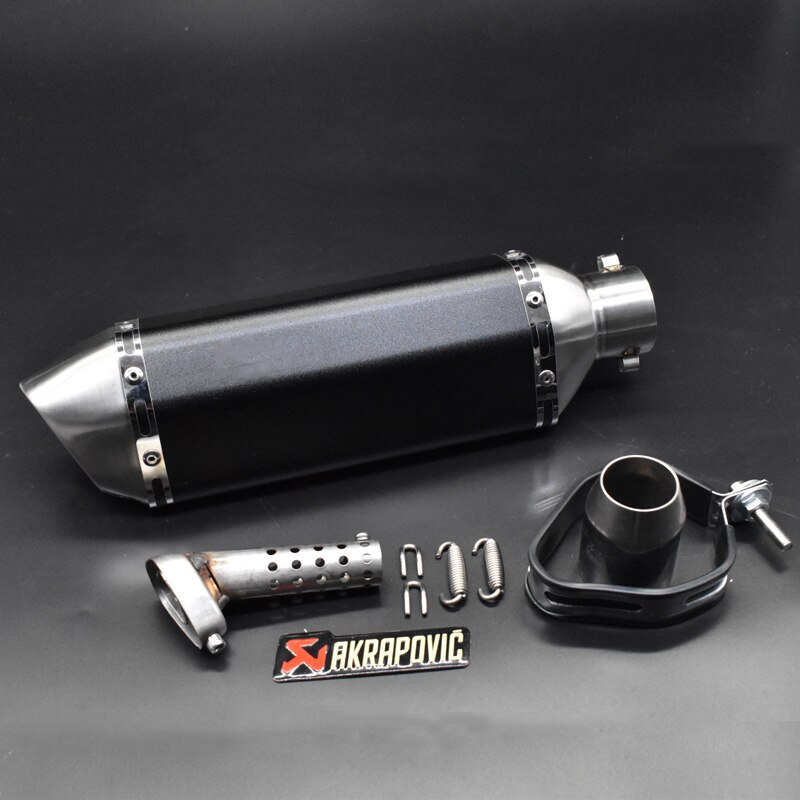 Universele voor akrapovic moto rcycle uitlaat escape moto met db killer Uitlaat Systemen voor honda benelli msx125 nmax EP01: stickers G