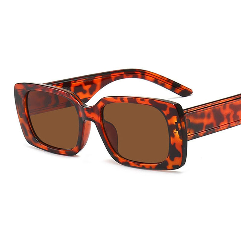 Occhiali da suola quadrati da donna neri progettista di marca di lusso Occhiali da suola con montatura grande Occhiali da suola rettangolari Vintage ▾ femminili retrò