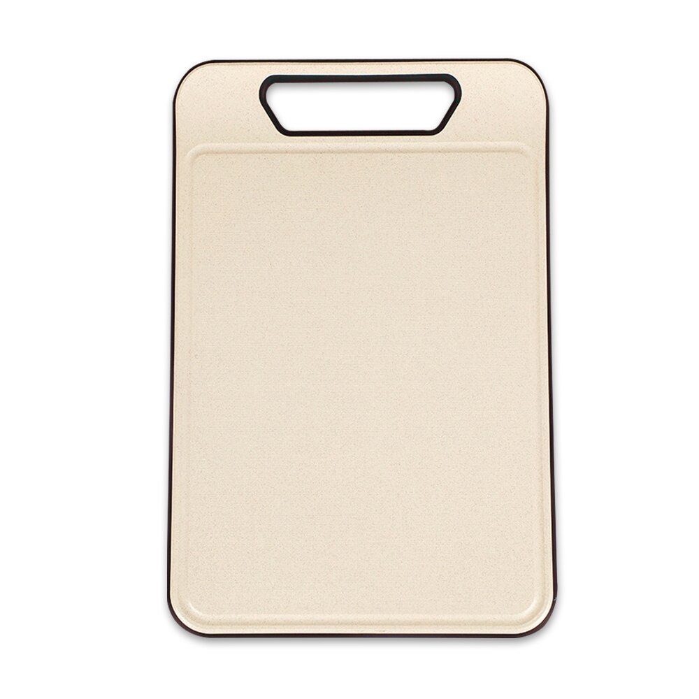 XYj Kitchen Cutting Chopping Board Can Hung Anti-Overflow And Anti-Slip Double-Sided Cooking Tools Wheat Straw Cutting Board: d 1pc