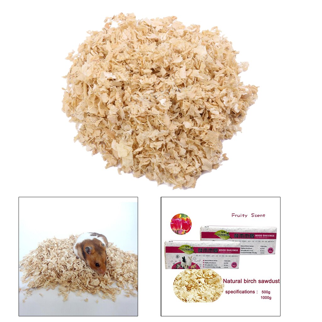 Small Pets Cage Home Bedding Birch Wood Shavings Sawdust Cats Bunny 1KG: Flower Flavor