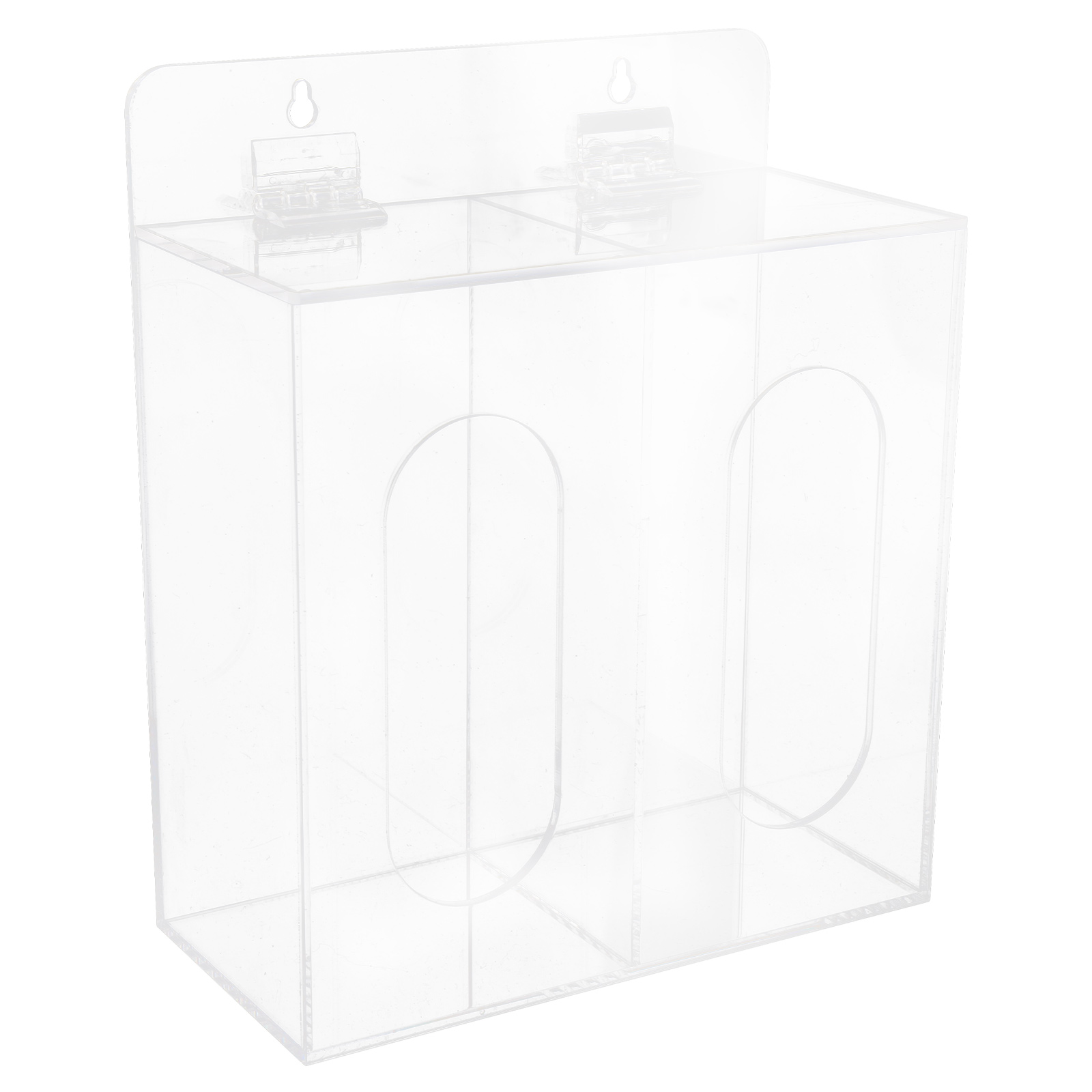 Acrylic Mask Box Disposable Mask Holder Clear Face Mask Dispenser Wall Mounted Mask Holder