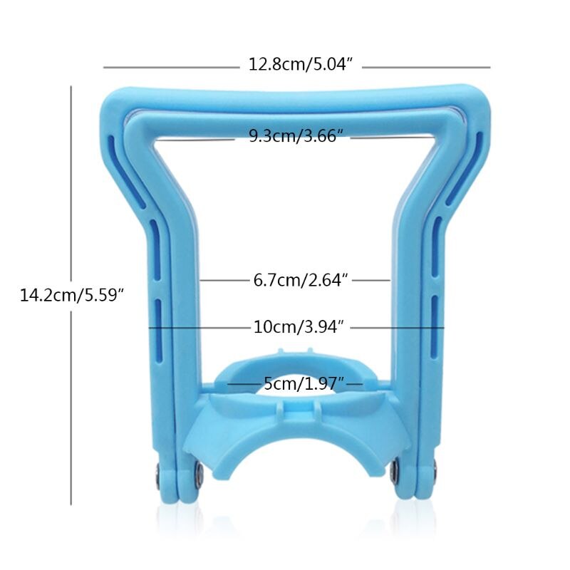 1pc Bending Comfort Handle Water Bucket Handle Energy Saving Lifting Device Carrier