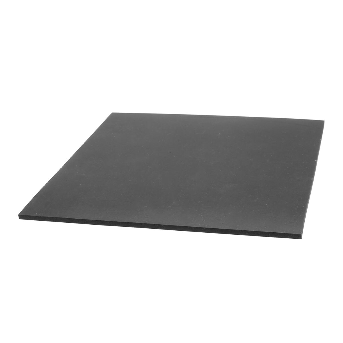 152 x 152 x 3mm svart silikongummiduk svart silikonskiva gummi matt platta silikonduk för kemisk värmebeständighet