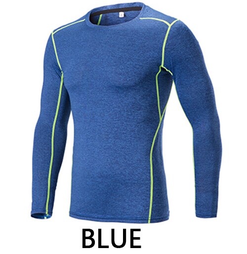 kids boys Sport GYM Fitness Bodybuilding Running T-shirt Compression Tights Basketball Tee Tops Tennis Football Soccer Shirts: blue / Kids Size 26