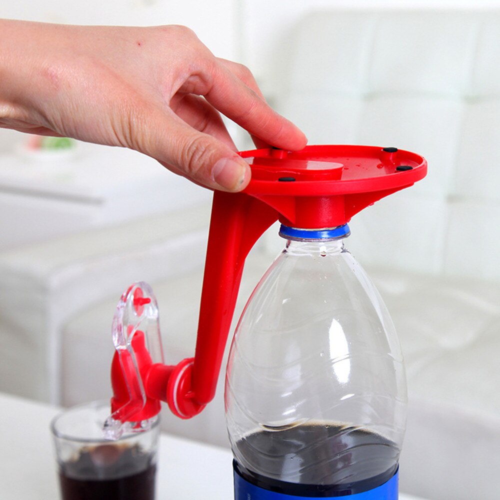 Novelty Saver Soda Dispenser Bottle Coke Upside Down Drinking Water Dispense Machine For Gadget Party Home Bar