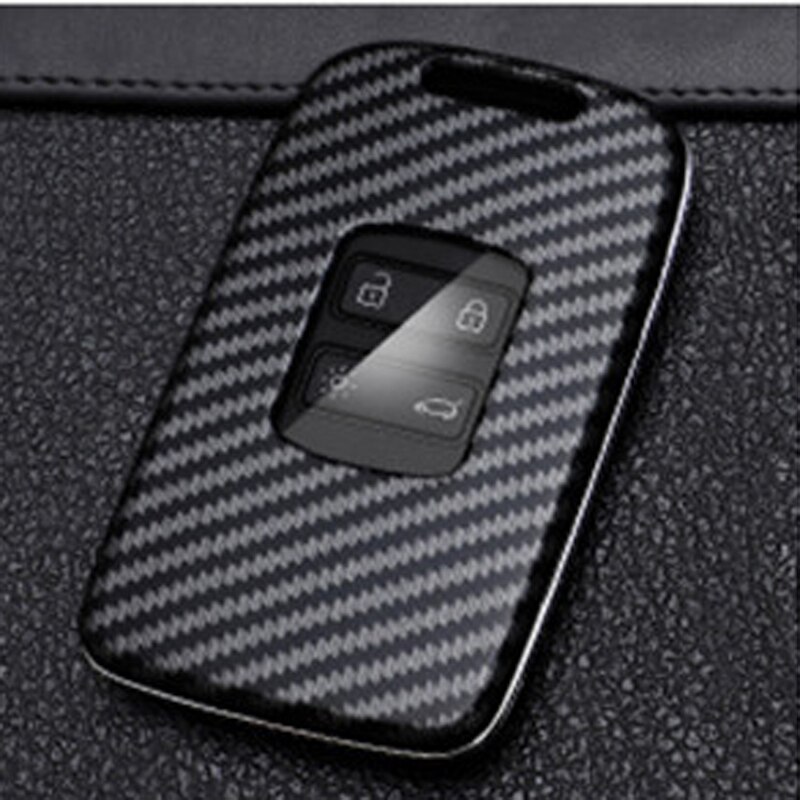 Carbon Fiber Remote Car Key Case For Renault Megane Koleos Kadjar Talisman Espace Captur Clio Fob Cover key for house keys