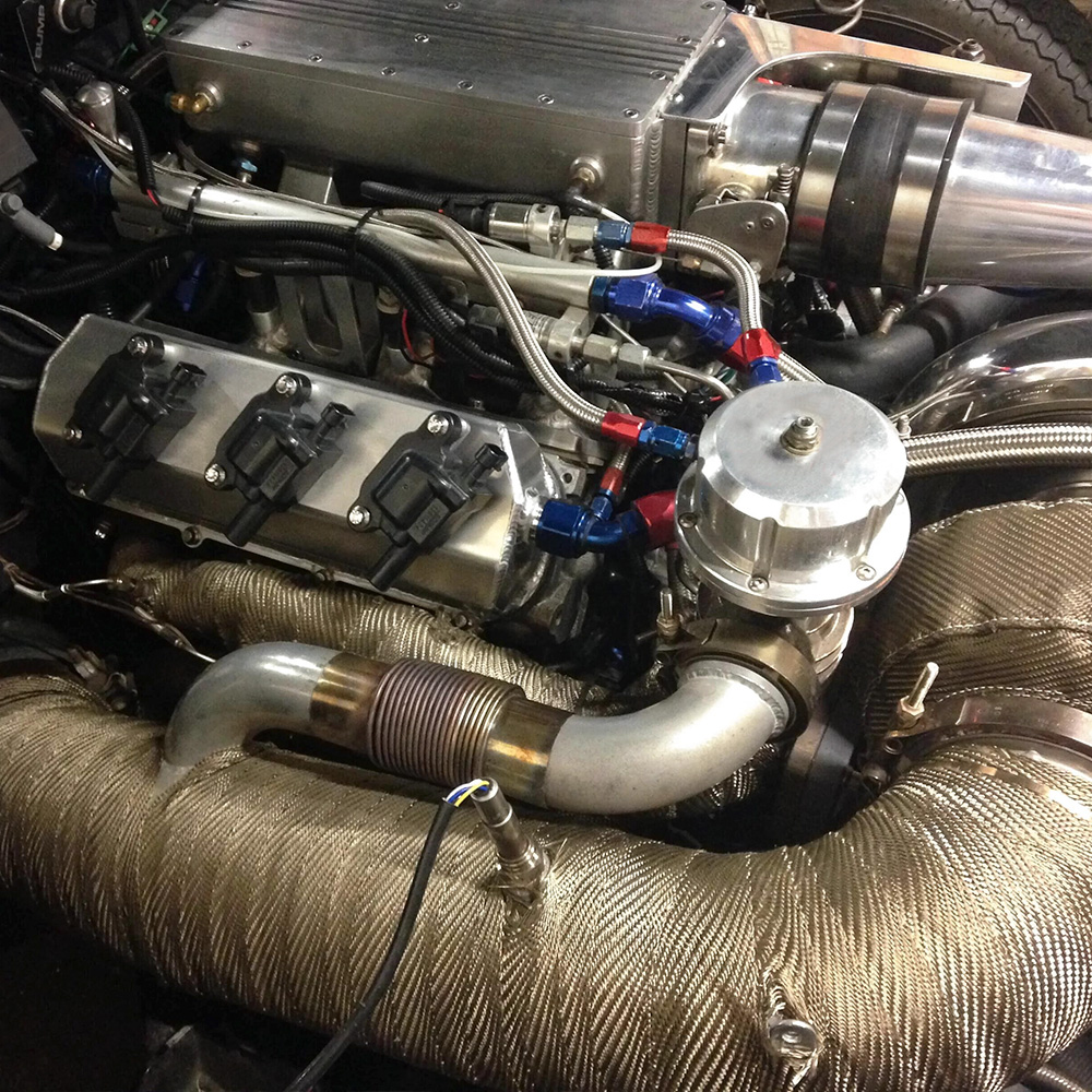 WLR RACING - 5M Premium Exhaust Heat Wrap Manifold Wrap Titanium Lava Fiber + 4 pcs Ties WLR1905T