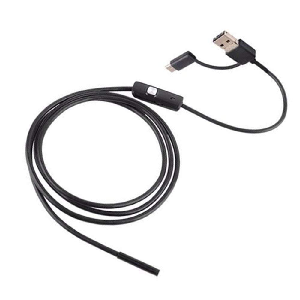 1 m 2 m 5 m 3.5 m 1080 p HD USB Android Endoscoop Camera 8mm USB Borescope Tube snake Mini Camera Micro Camera 8 leds Voor Android PC
