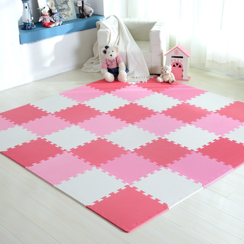 30 x 30 x 1cm / stk barnematte eva skum lekematte puslespill myk tapis enfant leker til låve stikksagsmatter baby treningsstudio tapete infantil