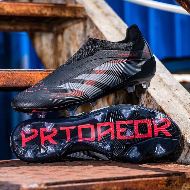 Fußballschuhe für Herren, Fußballschuhe, , Fußballschuhe für Kinder, Original-Fußballschuhe, Unisex, Futsalschuhe: Black / 36