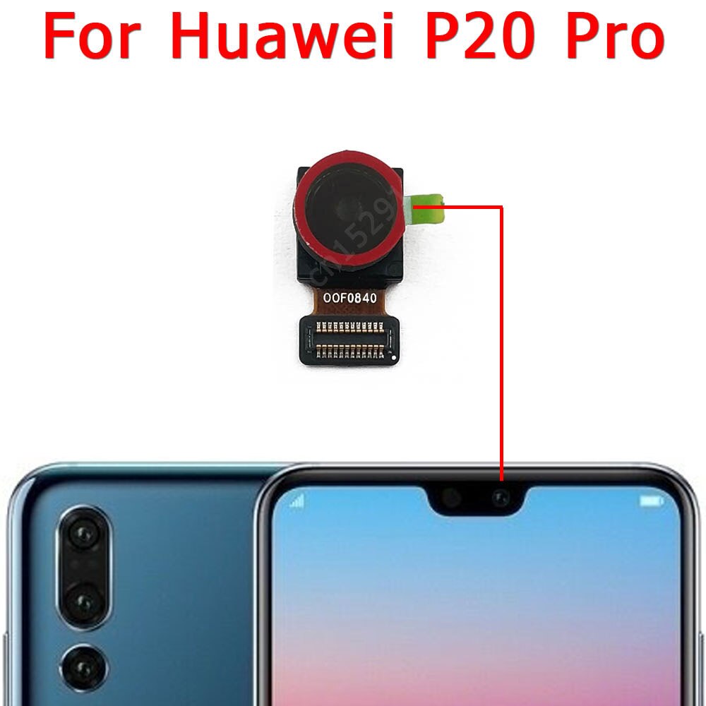 Original Rear Front Camera For Huawei P20 Lite Pro Small Selfie Back Facing Frontal Camera Module Flex Replacement Spare Parts: P20Pro Front