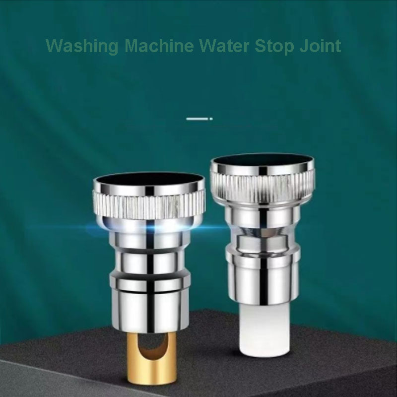 Vaskemaskine vandhane vandstopventil samling 1/2 " 3/4 " anti fald automatisk kontraventil helt messing / plastik indvendig kerne