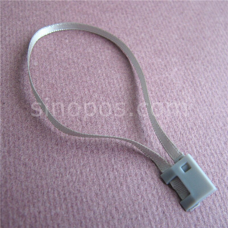 Etiqueta colgante para ropa, sello de cinta, cuerda de sujeción en bucle, clip de hebilla a presión, etiqueta de precio, swing, boda, hangtag, lazo de hilo