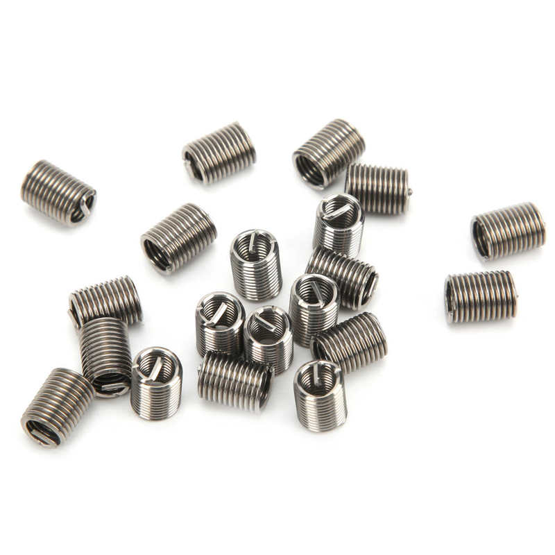 Thread Repair Tool Thread Inserts High‑Strength Stainless Steel 100 Packs for Machine DIY Handcraft