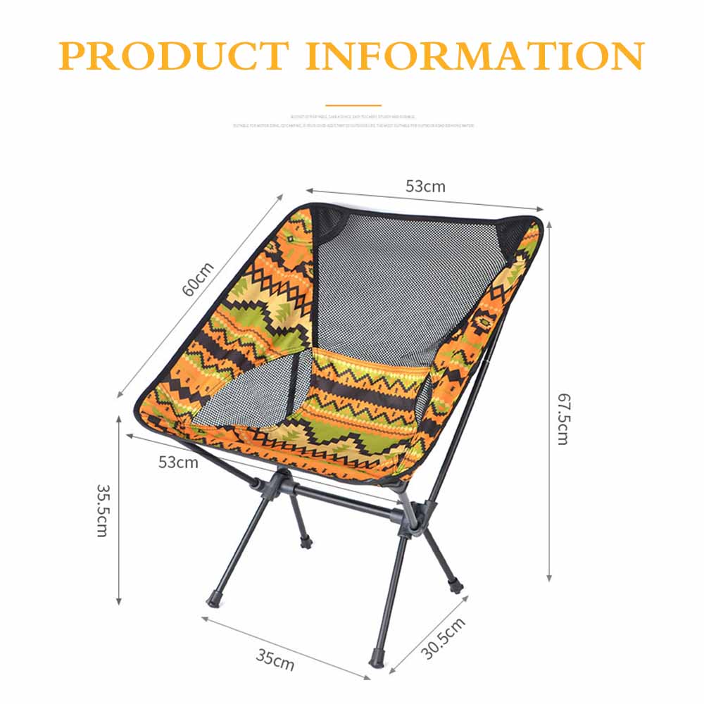 Opvouwbare Camping Stoel Duurzaam Outdoor Seat Sterke Stevige Draagbare Tuin Stoelen Lichtgewicht Draagtas Zomer Leisure Festival