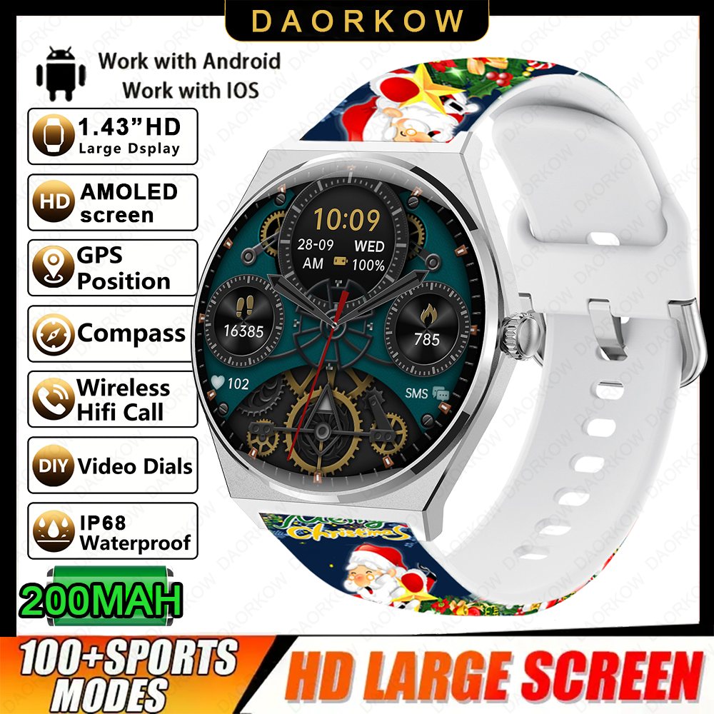 2026 Ultra Sottile Astuto Della Vigilanza Degli Uomini AMOLED 466*466 HD Pixel Display Always Show Time Bluetooth Chiamata di Promemoria Smartwatch Impermeabile: verde