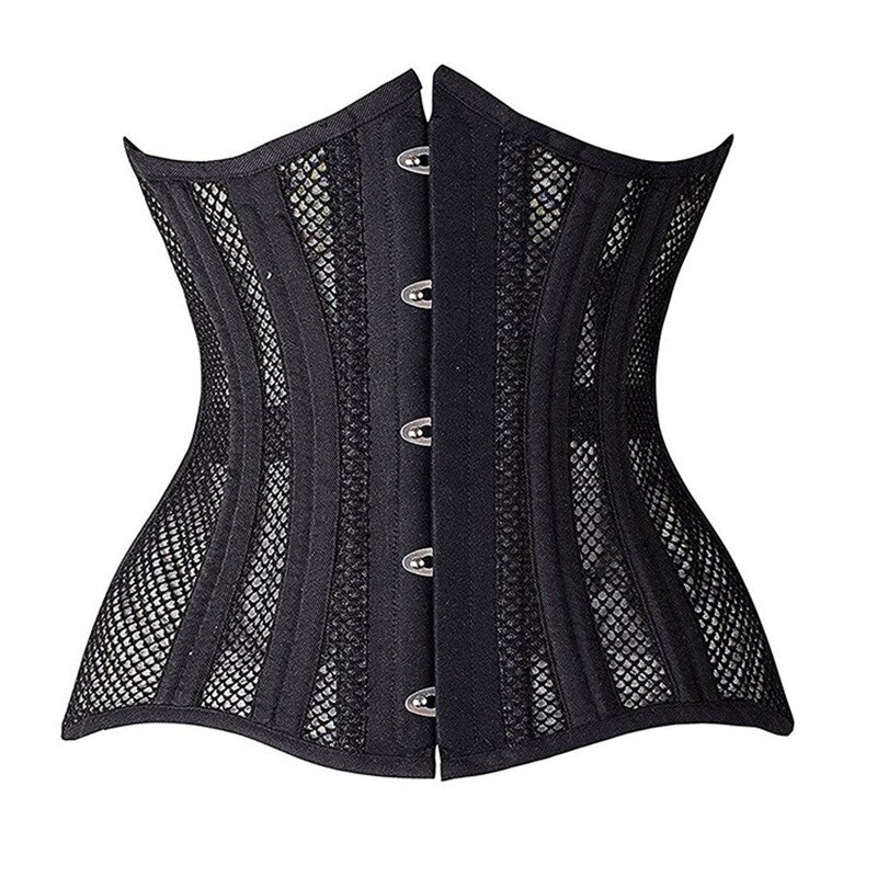 Flat Stomach for Slim Woman Steel Bones Corset Body Shapers Girdles Mercerized Fabric Waist Trainer Cleavage Slimming Body Waist