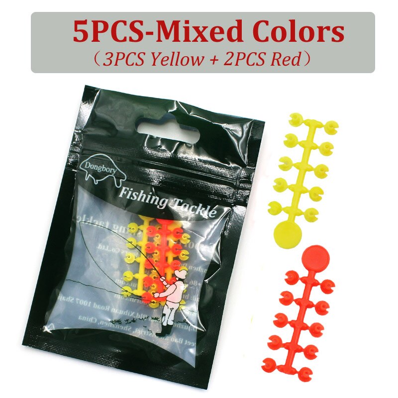 5 pçs da carpa isca de pesca pára o tampão da isca floss para a pesca da carpa boilies pellets rolha floss bonés chod equipamento de cabelo enfrentar acessórios: 5PCS-Mixed Color