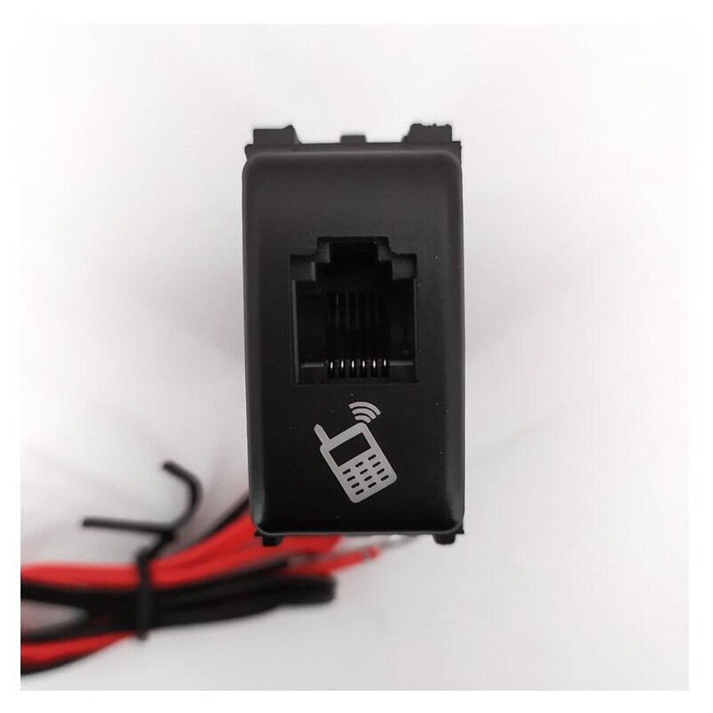 For Nissan Patrol Car radio microphone adapter socket car hand microphone hole socket 6 core