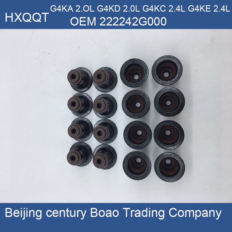 Sello de vástago de válvula para Genesis Coupe Tucson, 222242G000 SONATA, SANTA FE, TUCSON Sello de válvula, 2.0L, 2.4L, G4KA, G4KC