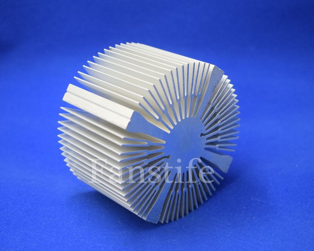 15W 20W 30W High Power Led Aluminum Heatsink 90mm Height-55mm Radiator