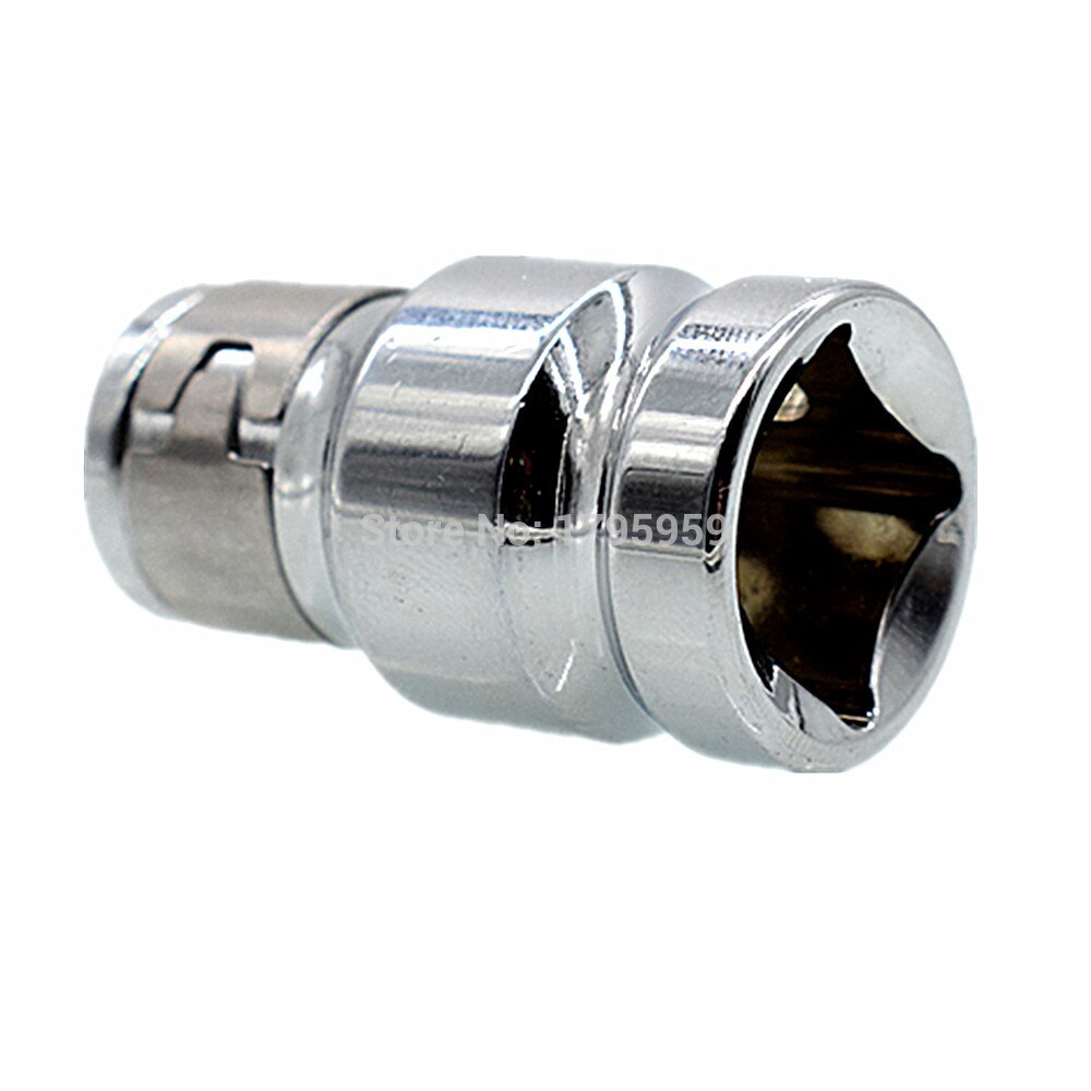 1/2" Square Drive to 8mm Hex Shank Quick Release Impact Socket Adapter Screwdriver Bit Holder Conversion Tool Adaptor Converter