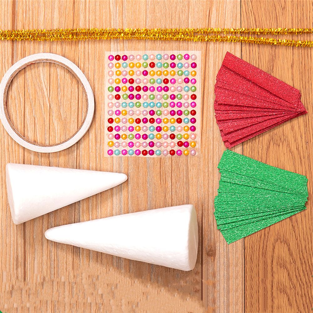 Christmas Tree Children Art&amp;Craft Handcraft Activity Decor DIY Christmas Tree Material Package Handmade Christmas Tree