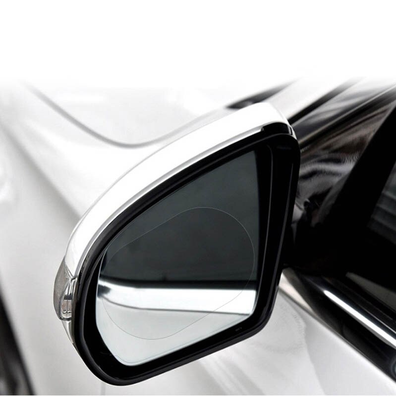 2PCS/SET Car Mirror Window Clear Film Anti Dazzle Car Rearview Mirror Protective Film Waterproof Rainproof Anti Fog Car Sticker