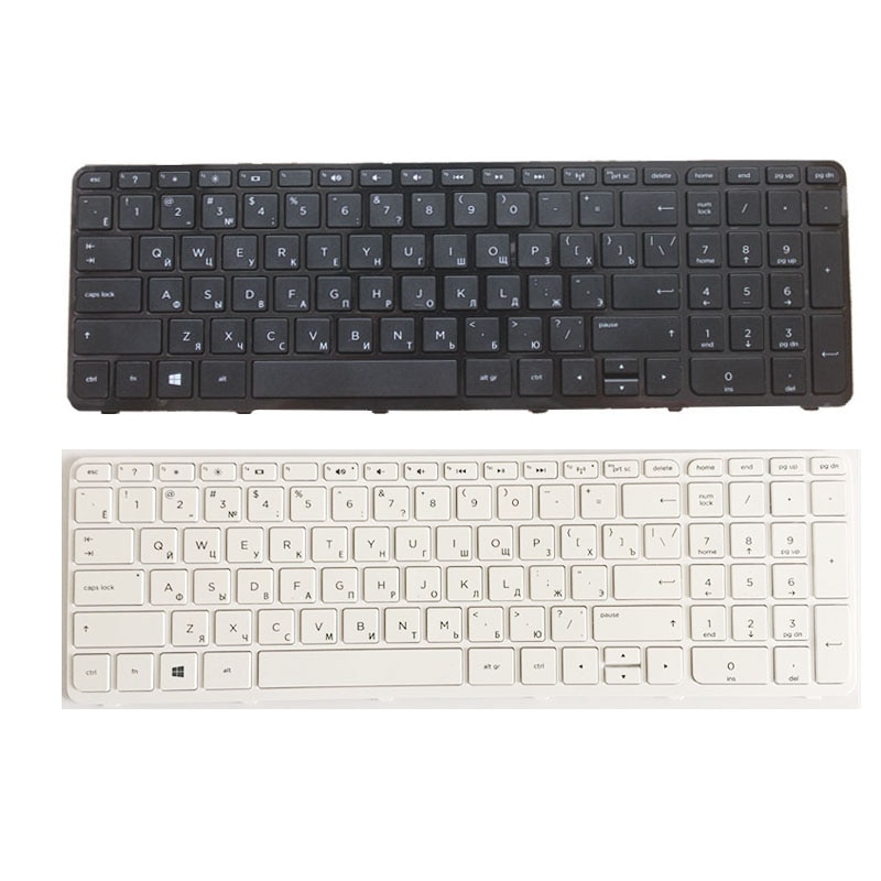 Clavier d'ordinateur portable russe pour HP pavillon 15-N 15-E 15E 15N 15T 15 t-n 15-N000 N100 N200 15-E000 15-E100 RU avec cadre NSK-CN6SC