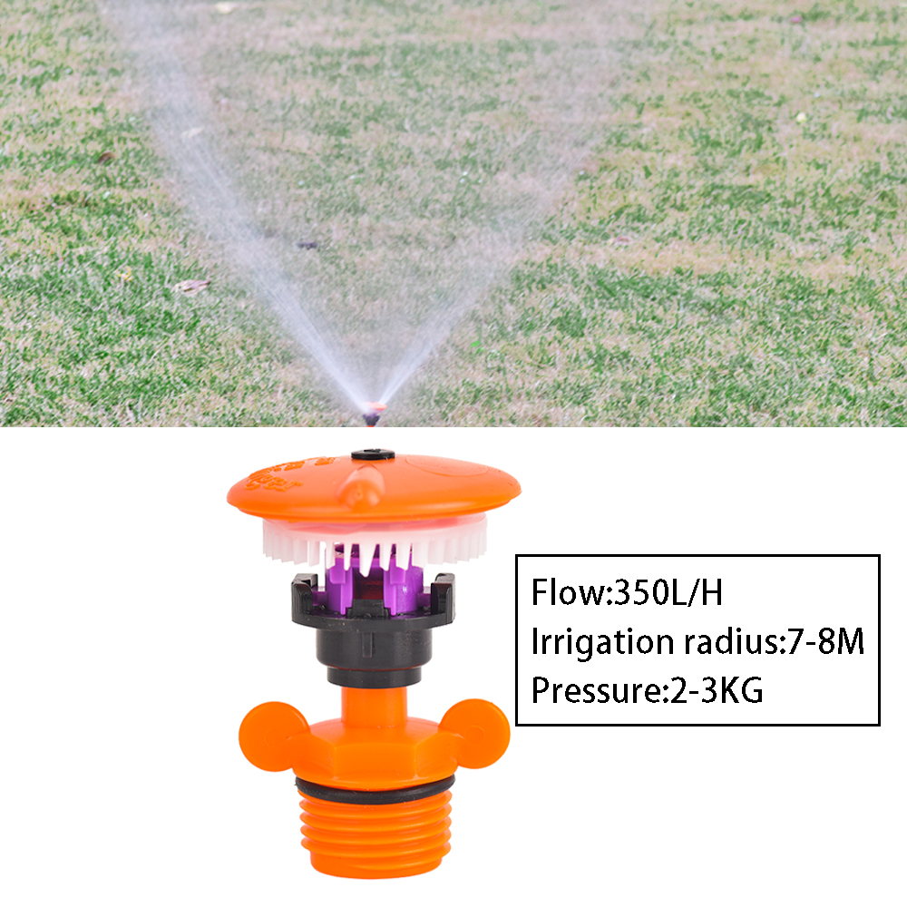 360 Graden Roterende Straalsproeiers Sproeiers 1/2 "Mannelijke Draad Tuin Landbouw Irrigatie Sprinklers Voor Besproeiing & Irrigatie