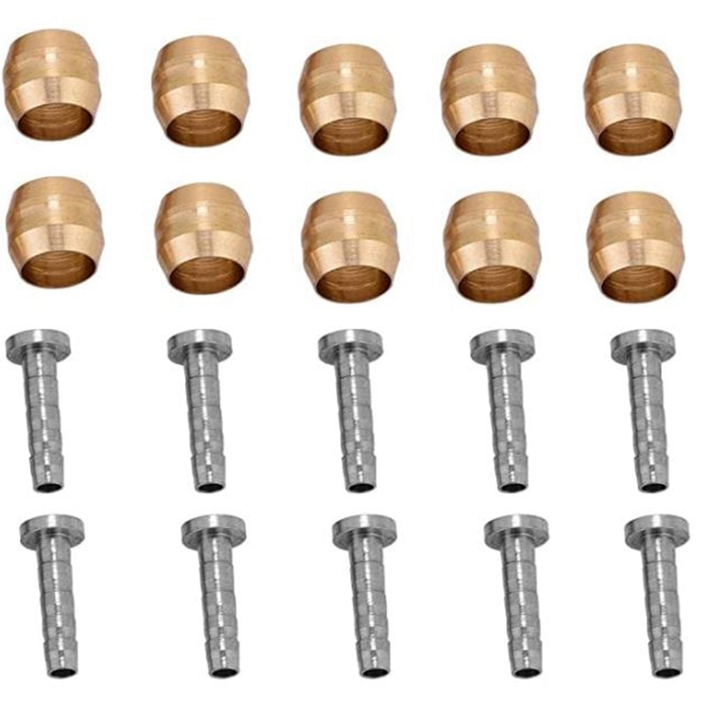 50 Set Hydraulic Disc Brake Hose MTB Mountain Bike Bicycle Olive Connector Insert for Shimano BH90 Replacement Part