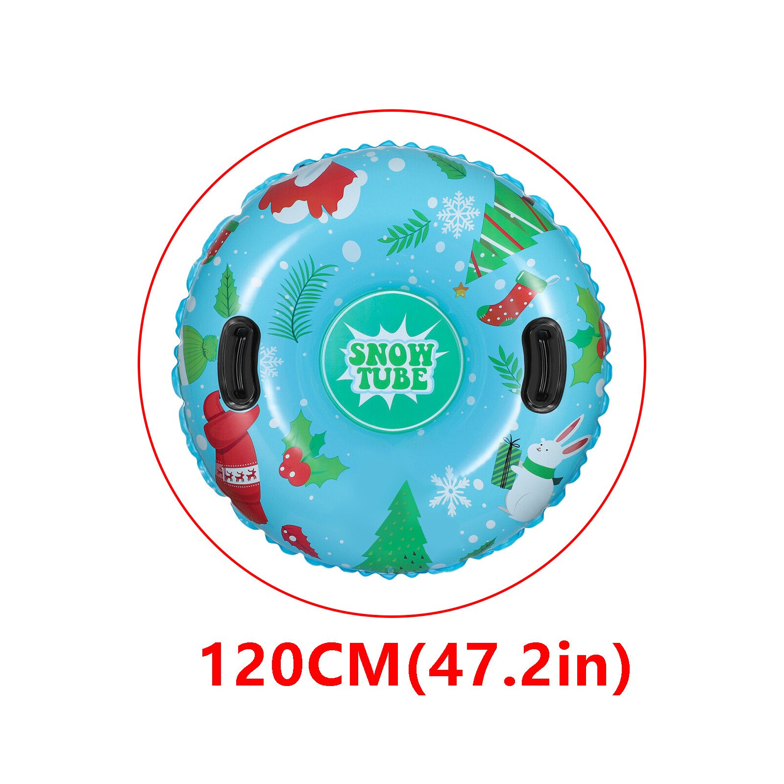 Skiing Snow Tube Sleigh Tubing Winter Heavy Snow Tube Provides Inflatable Sleds For Children Adults Ski Skiing Thickened Floated