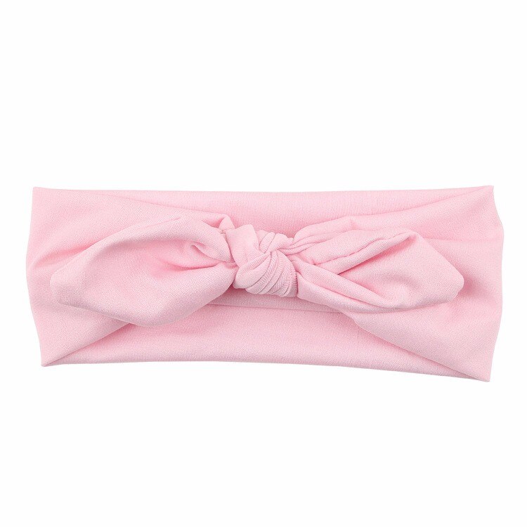 Moda bebê menina headbands bonito coelho arco orelha hairband bandana turbante nó cabeça envoltórios acessórios de cabelo para o presente da menina