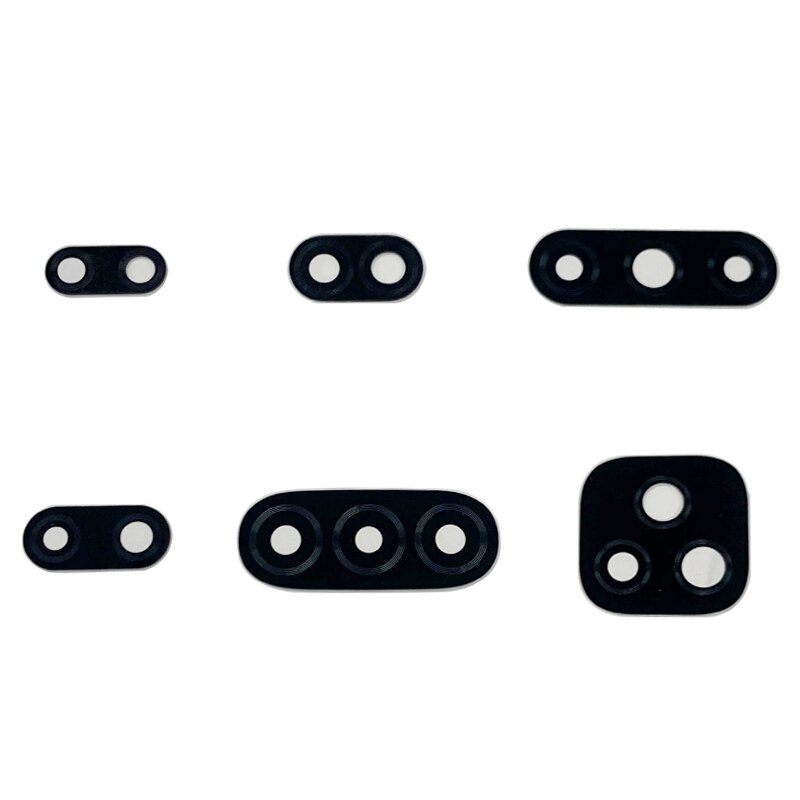 2Pcs Arrière Caméra Lentille En Verre Pour Motorola Moto E6S E E7 Puissance E4 E5 E6 Jouer E7 Plus E20 E30 E40 E4 D&#39;objectif En Verre D&#39;appareil-photo