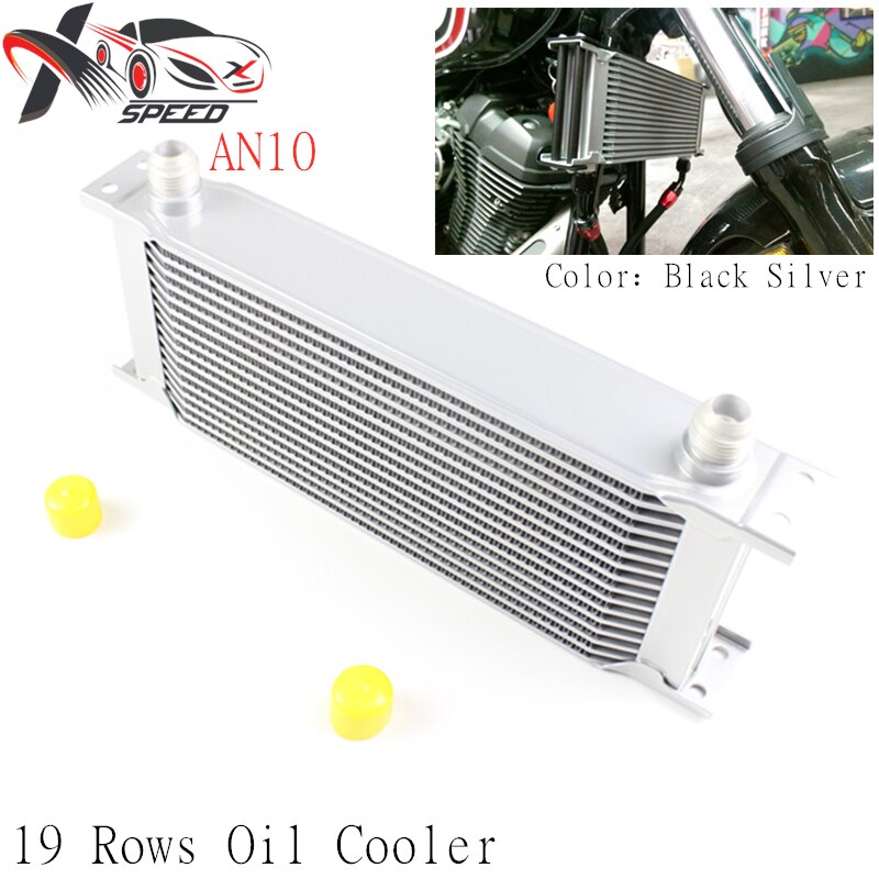 19 rows oil cooler automotive engine transmission automotive upgraded aluminum alloy oil cooler assembly