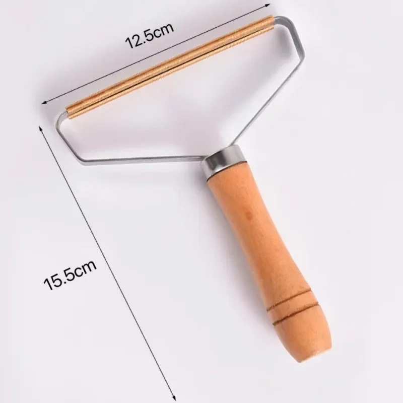 Hondenborstel Dierenhaarverwijderaar Houten handvat Hondenborstel Dubbelzijdige borstel voor honden Haarschraper Wollen balverwijdering Huisdieraccessoires: Default Title