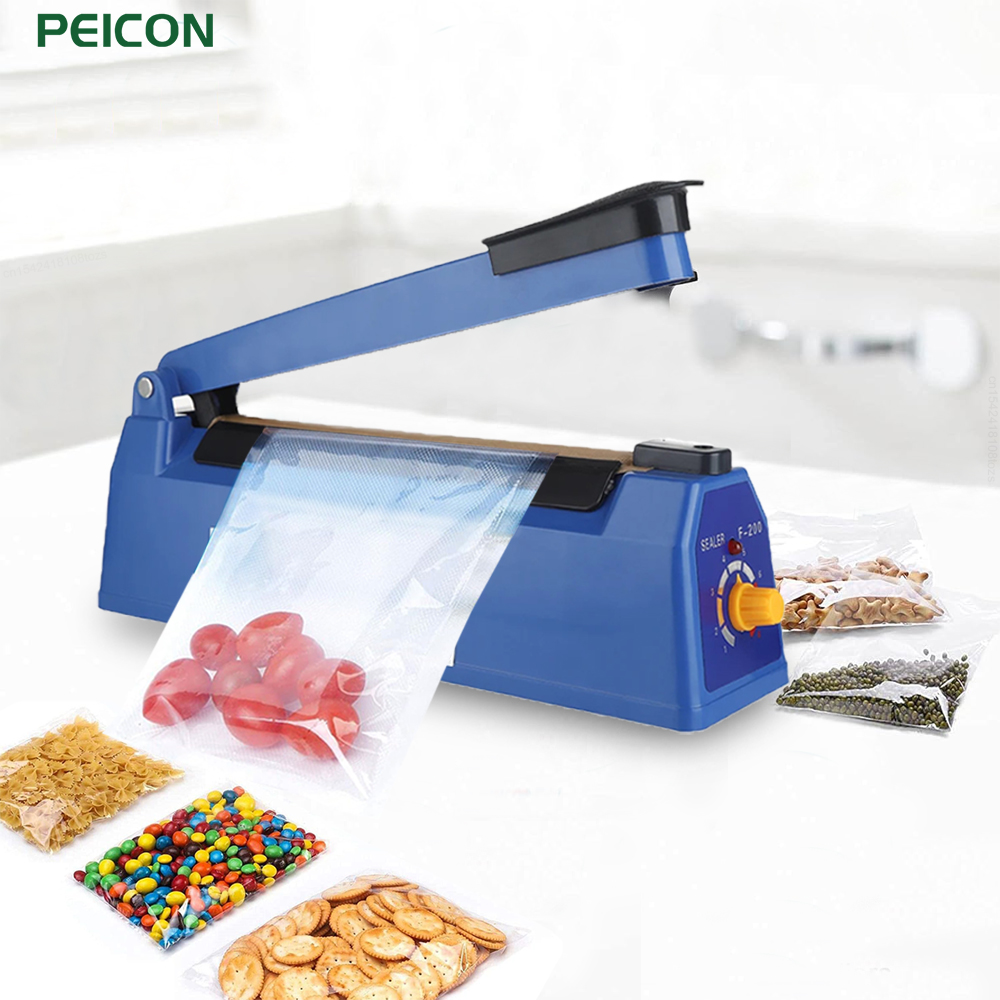 Electric Sealing Machine Plastic Bags Sealer Heat Sealer Hand Press Seal Food Plastic Bag Impulse Sealer Packaging Machine
