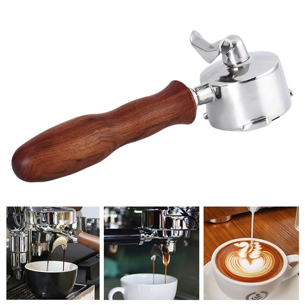 Máquina de café portafiltro de 51mm, filtro fino de doble Caño para EC680 685, piezas de accesorios para Barista de cafetería doméstica