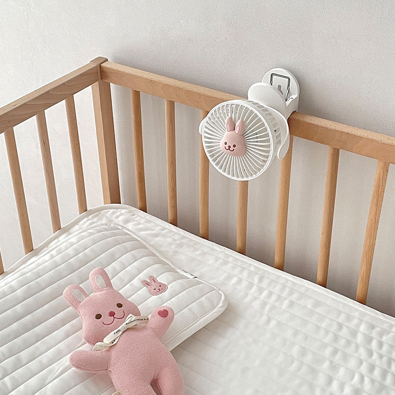 Zomer Mini Ventilator voor Kinderwagen, Draagbare Buitenventilator, Clip-on voor Baby, USB Oplaadbaar, Handheld Clip Elektrische Ventilator, 3 Snelheden