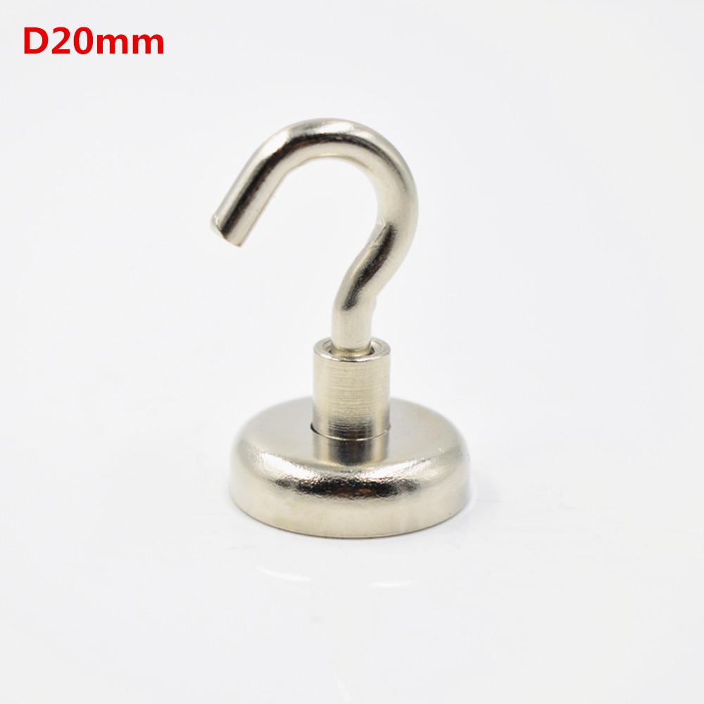 2 stk neodymmagnetkrog superkraft stærk mini magnetisk cirkulær bøjle forbundet hjem køkken væg holder køleskabsbøjle nyttigt