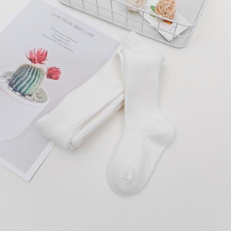 Mallas para niña de otoño invierno pantimedias para niños medias de baile Ballet para bebé niño niña ropa niños medias: Blanco / M for 3-5 years old