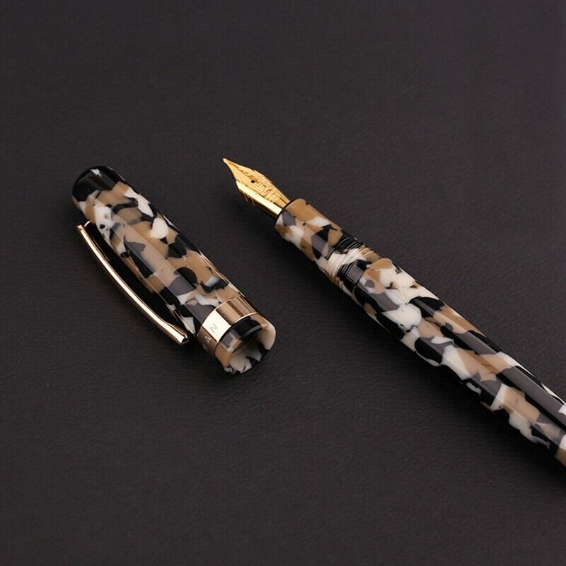 Stylo plume allemand moonman  m300, plume en résine acrylique, étui pour 0.5mm stylos à encre, stylo plume classique, fournitures scolaires et de bureau