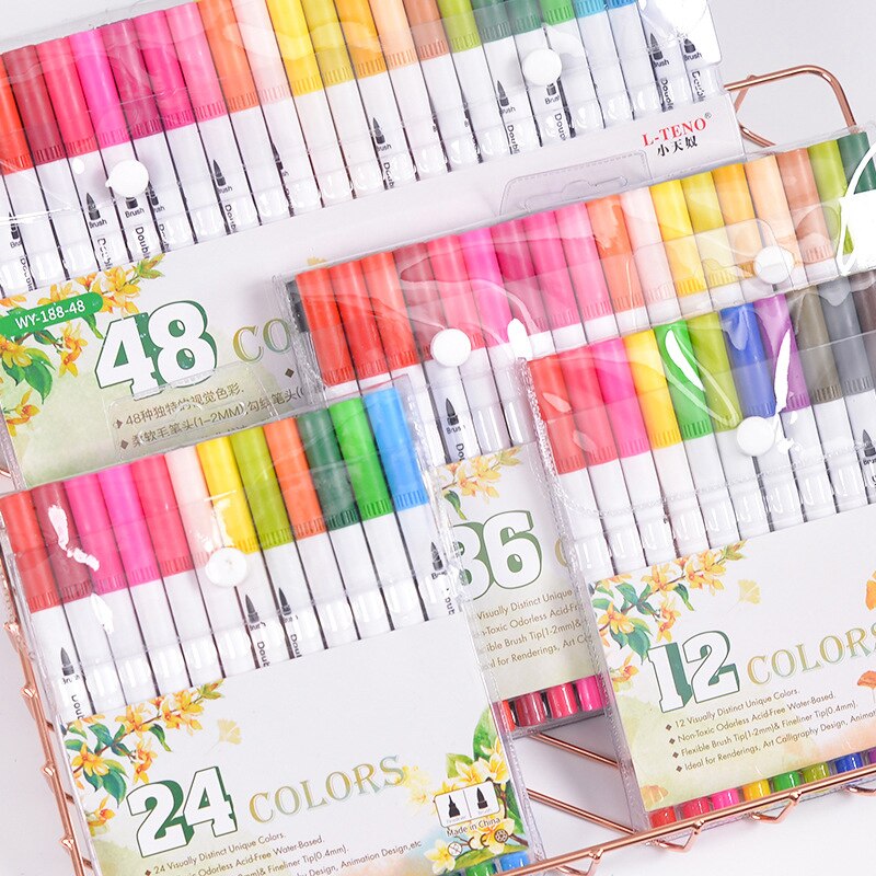 12 pçs/set Marcador Canetas kawaii caneta gel Cor jel kalem glitter branco tinta caneta material escolar papelaria papelaria colorida